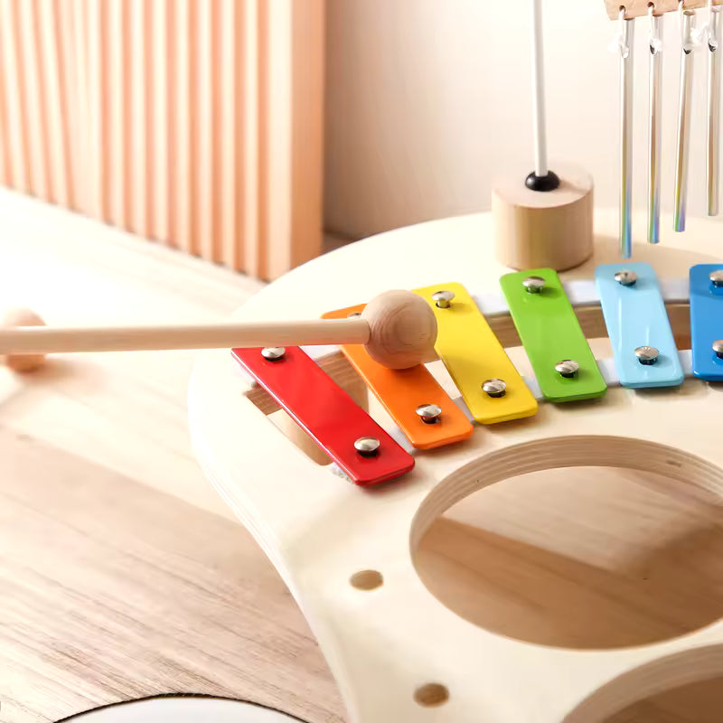 Wooden Montessori Musical Set – 5-in-1 Percussion