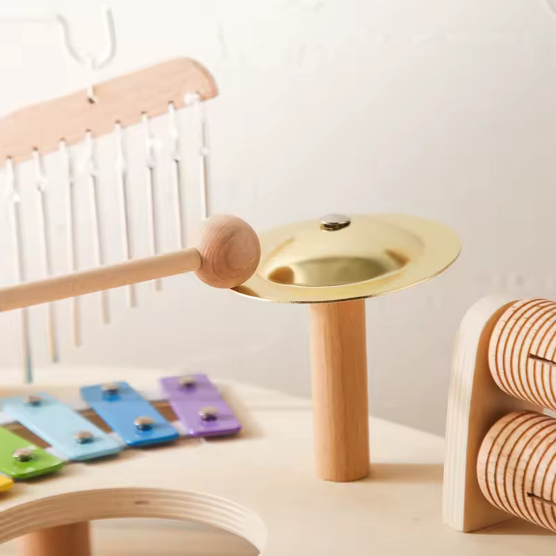 Ensemble Musical Montessori en Bois – Percussions 5-en-1