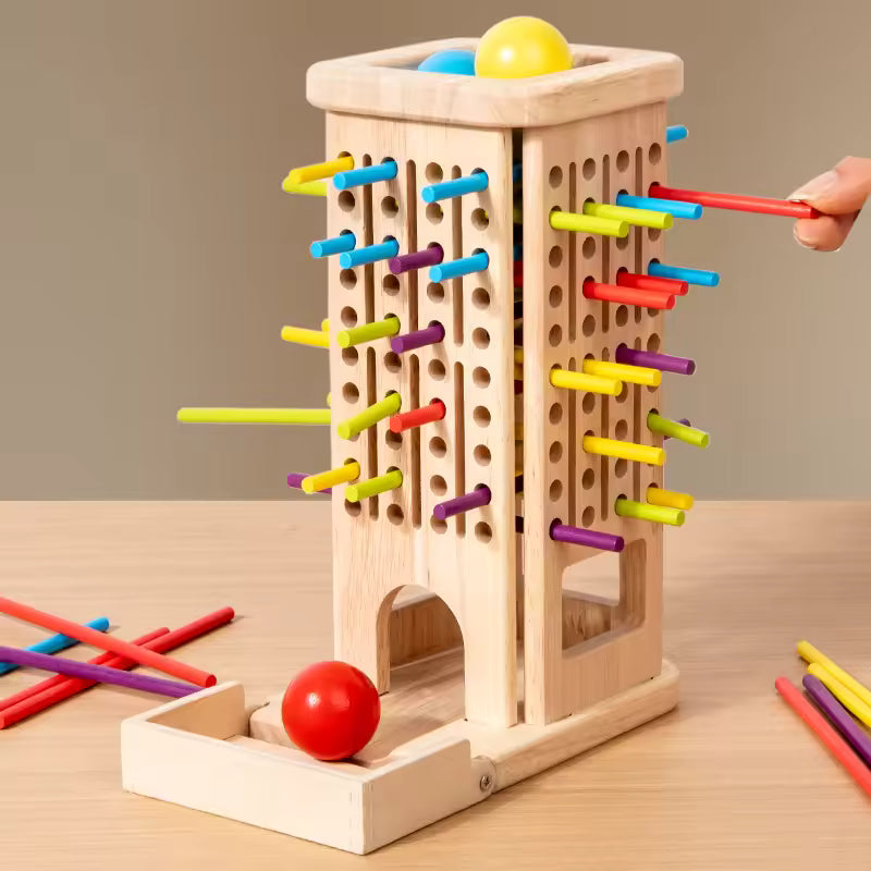 Jeu d’Équilibre Montessori en Bois – Parent & Enfant